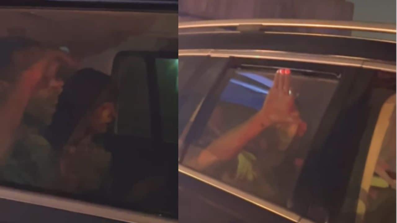 Coldplay fans spot Chris Martin and Dakota Johnson stuck in Mumbai traffic - watch video