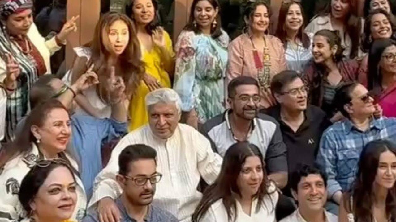 Amitabh Bachchan, Aamir Khan, Urmila Matondkar and more at Javed Akhtar’s star-studded 80th birthday bash - view inside pics