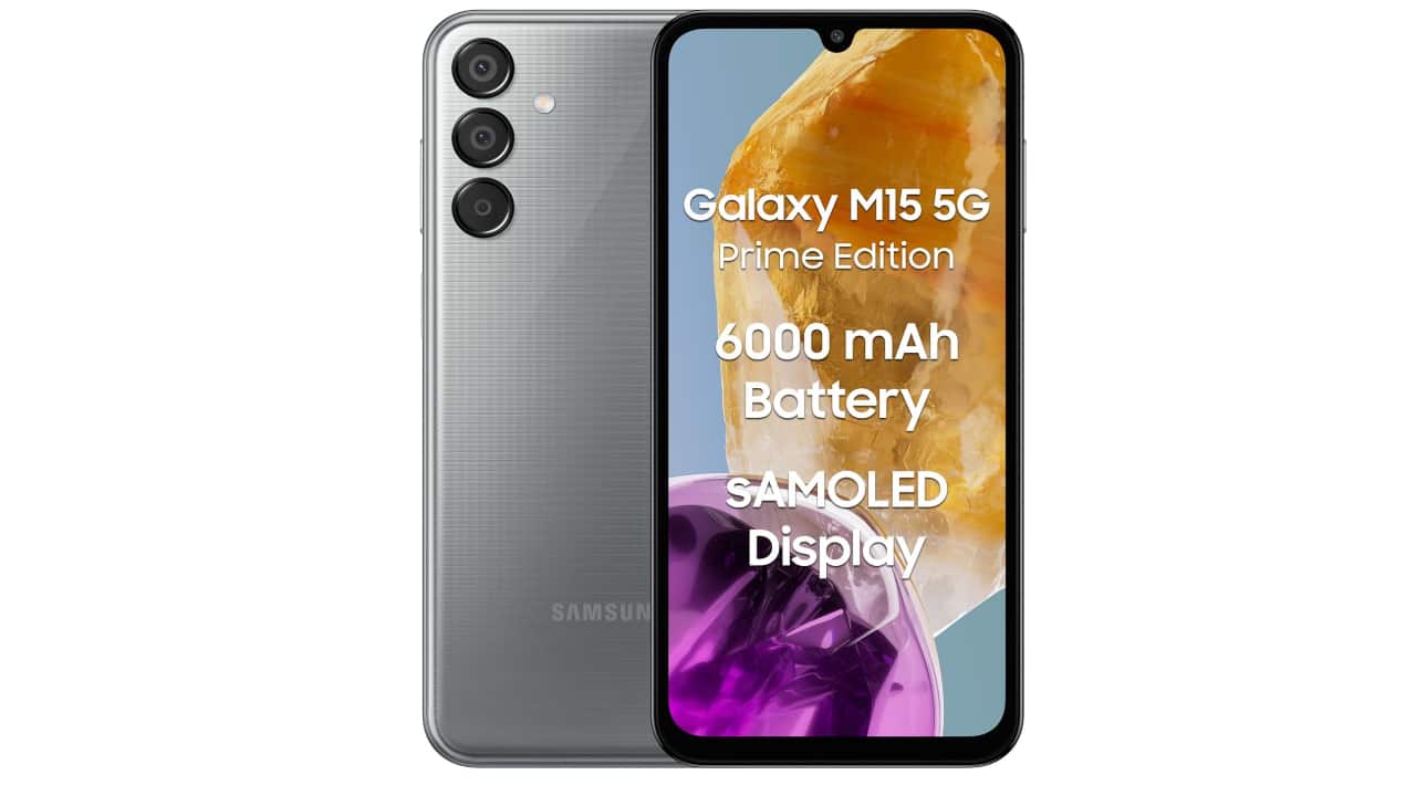 Samsung Galaxy M15 5G Prime Edition (Stone Grey) – Save Rs 500 with a coupon