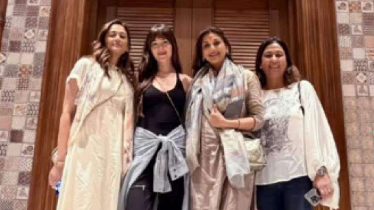 Dakota Johnson spotted at Sabyasachi store with Sonali Bendre and Gayatri Joshi post their Siddhivinayak Temple visit 