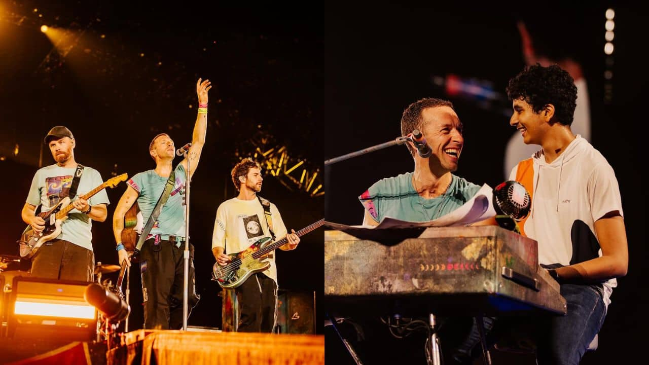 Chris Martin wins hearts as he sings Everglow with a young fan during Coldplay's Mumbai concert