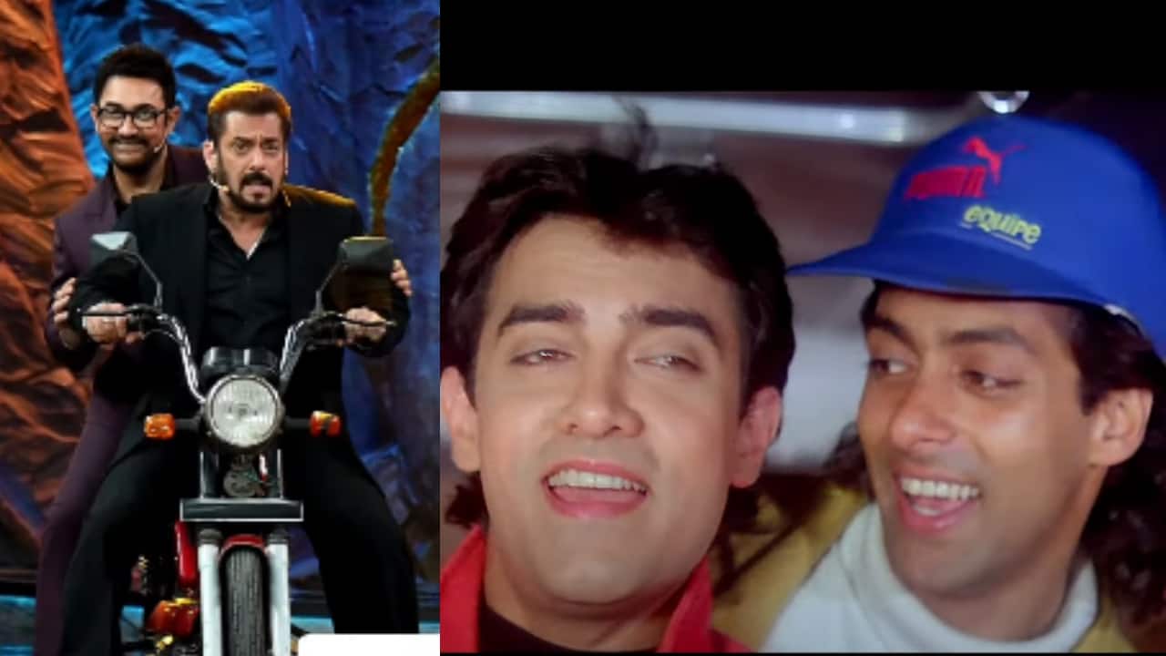 Salman Khan, Aamir Khan recreate 'Do Mastane Chale' song from Andaz Apna Apna on Bigg Boss 18 finale