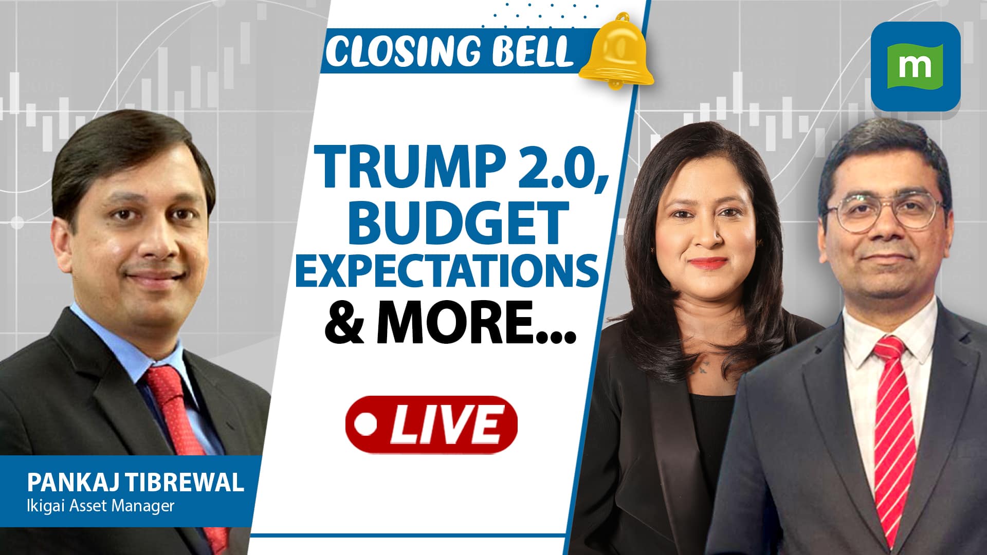 Live: IKIGAI's Pankaj Tibrewal On Budget Expectations, Trump 2.0 &amp; The Market Impact| Closing Bell