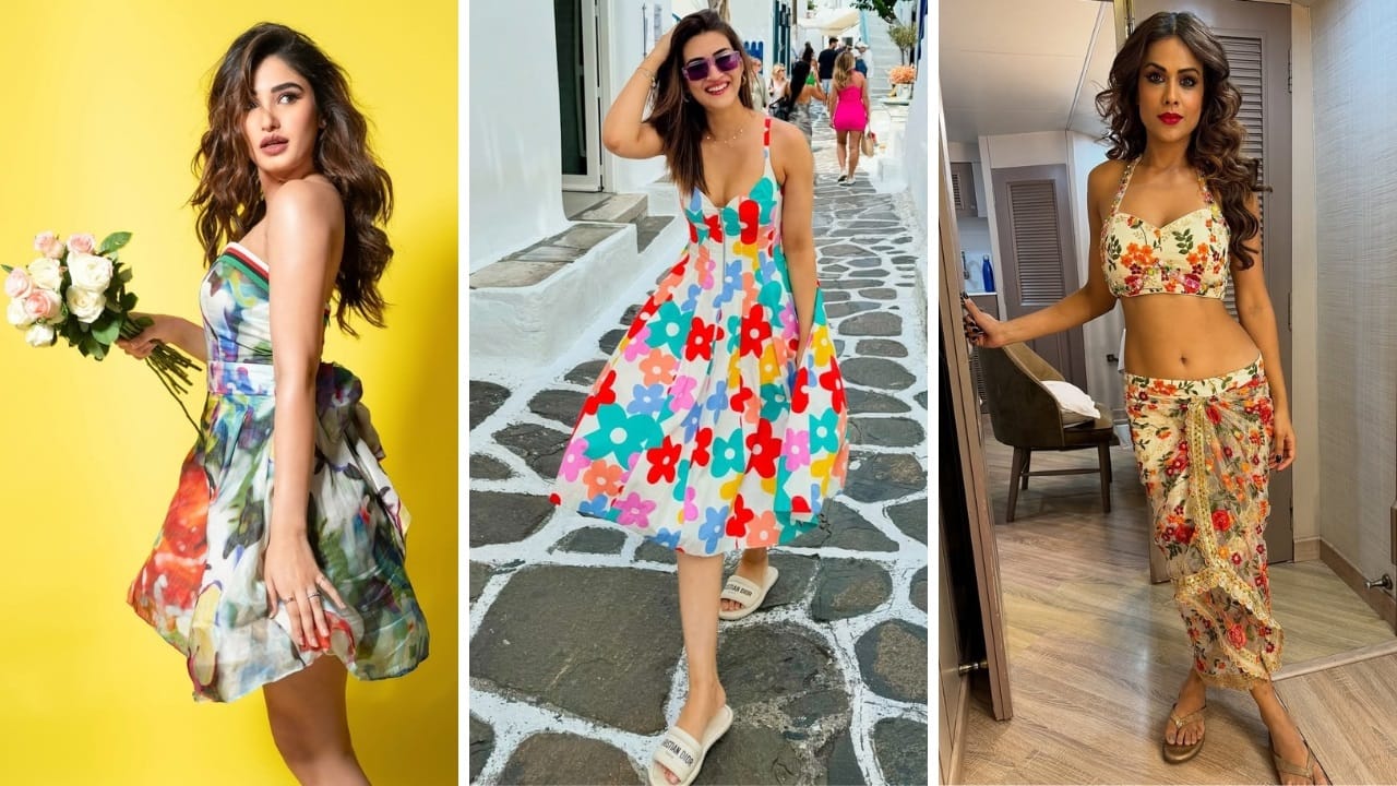 Rasha Thadani, Hania Amir and more: Take notes on how to glam up white floral prints Rasha Thadani, Hania Amir and more: Take notes on how to glam up white floral prints