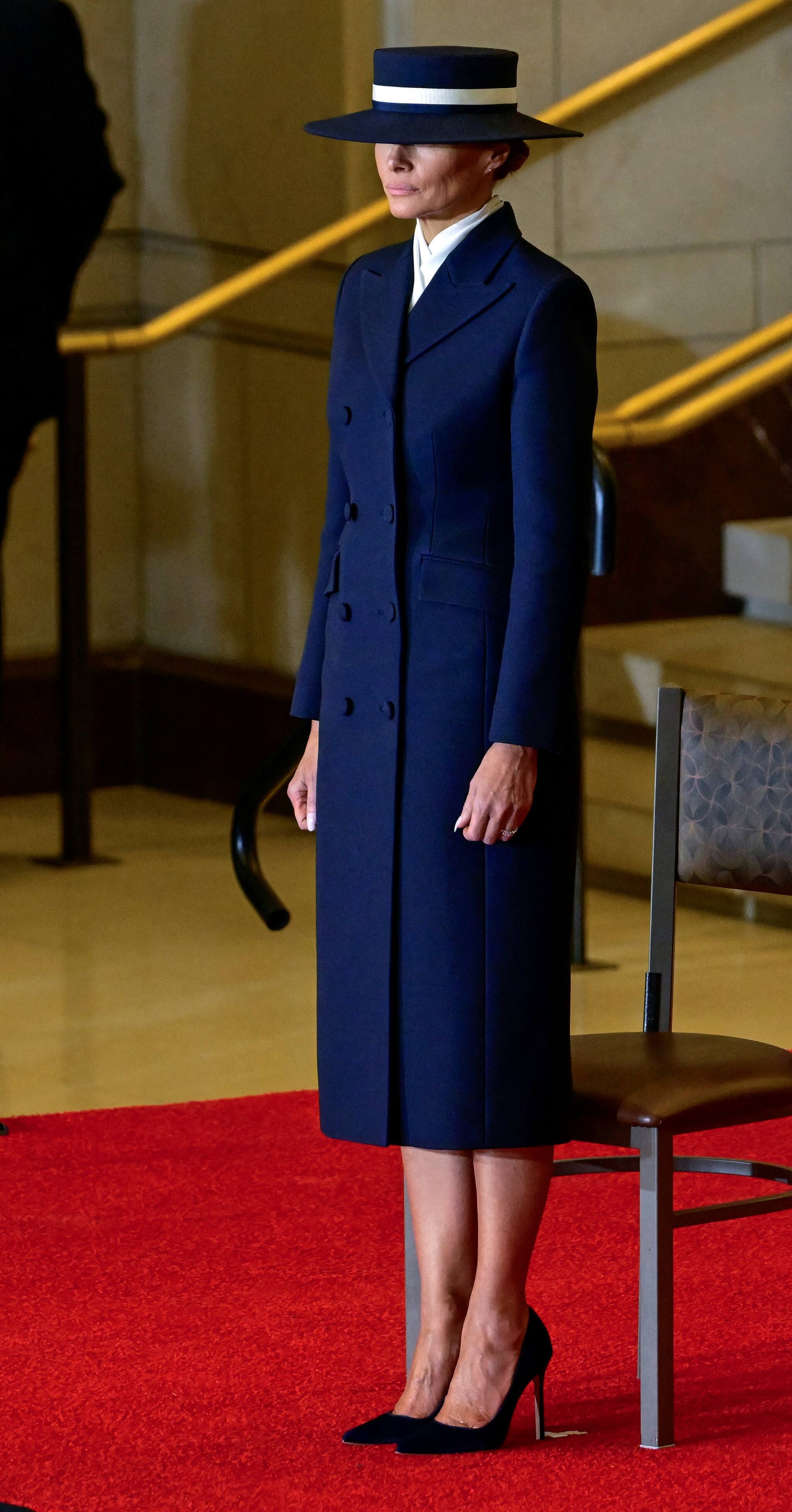 Fashion Moments From Trump Inauguration Melania Trump s Hat Usha 