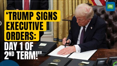 Trump signs executive orders on inauguration of second presidential term