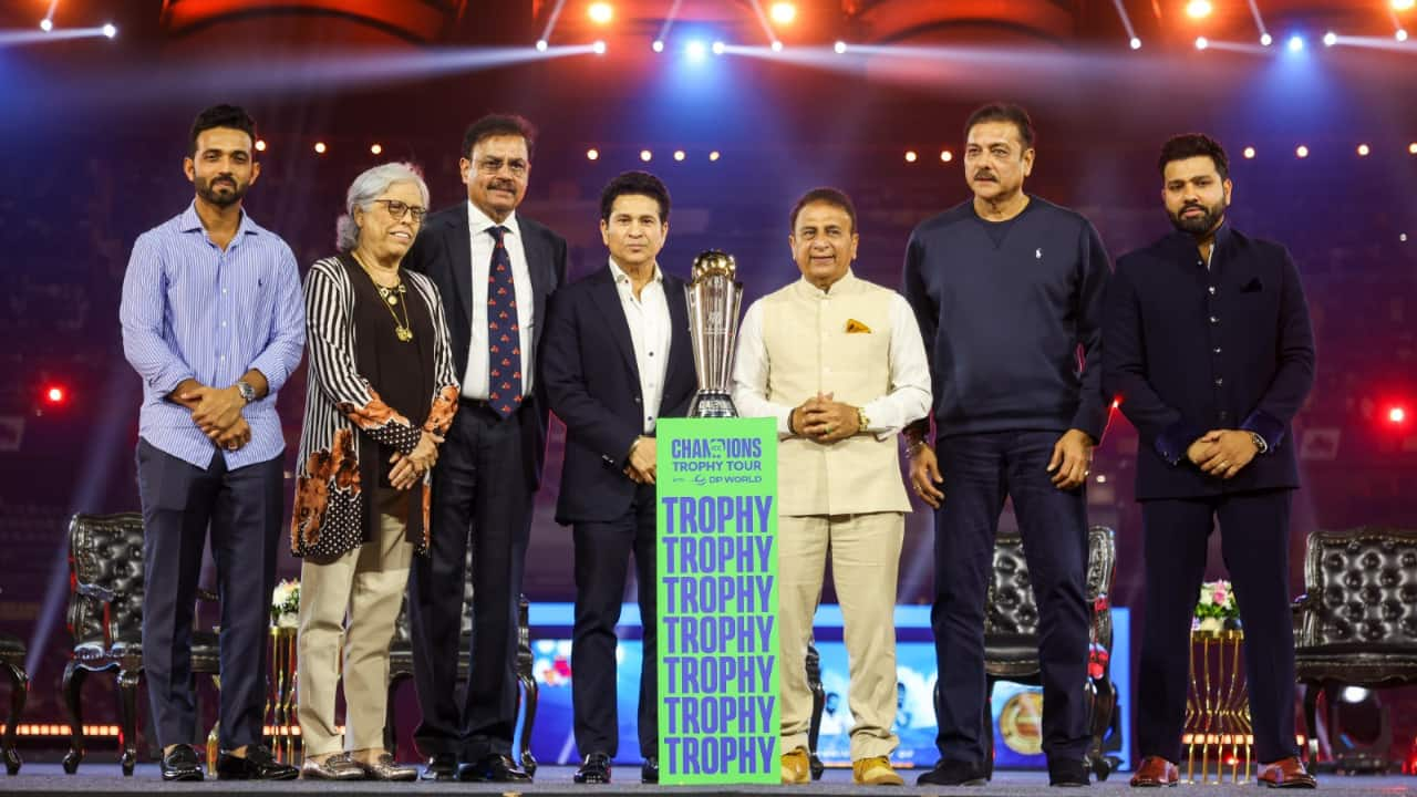 ICC Men’s Champions Trophy 2025 Trophy Tour with DP World adds spark at