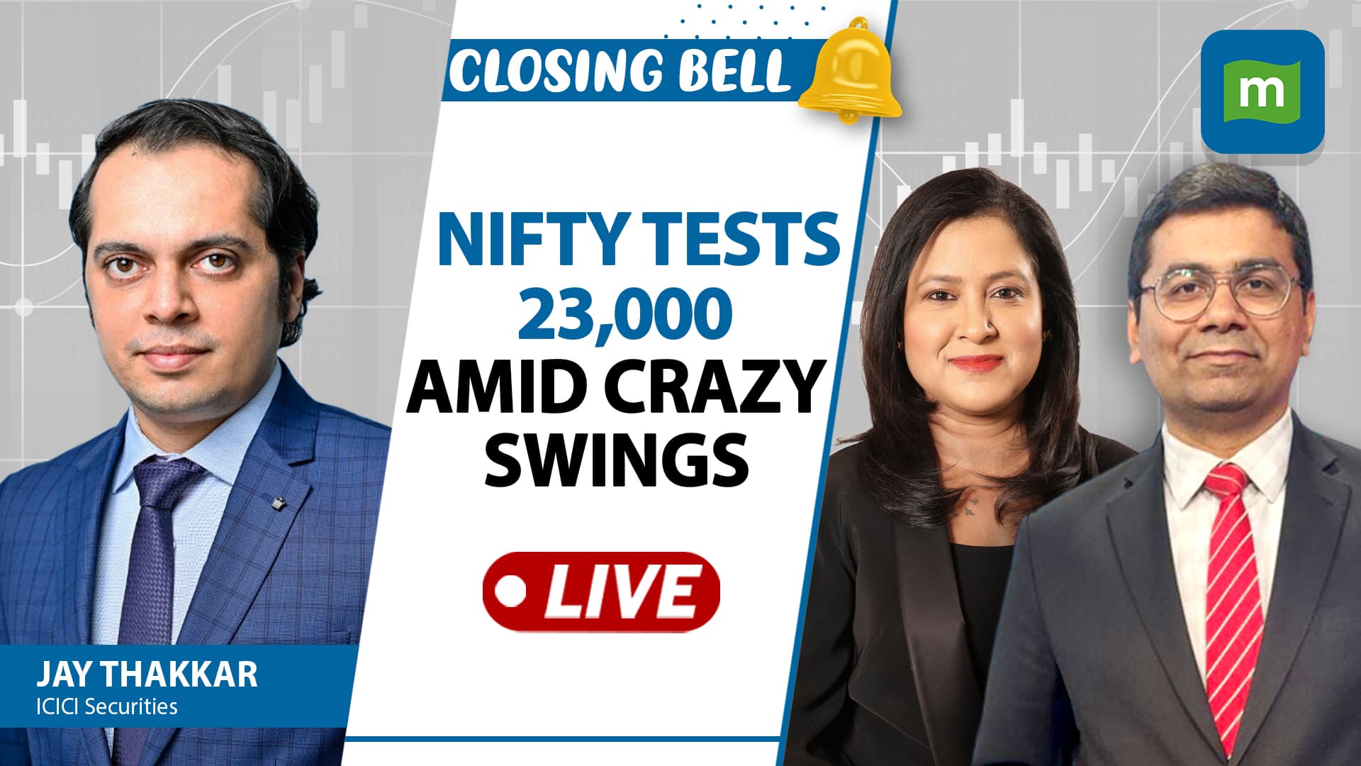 Live: Nifty tests 23,000 Amid selloff in all sectors| Zomato, Dixon Tank| Closing Bell