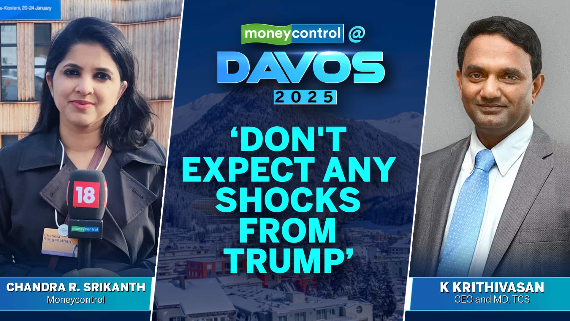 TCS CEO at DAVOS 2025: K Krithivasan Optimism for 2025, Trump’s Impact, and AI’s Future