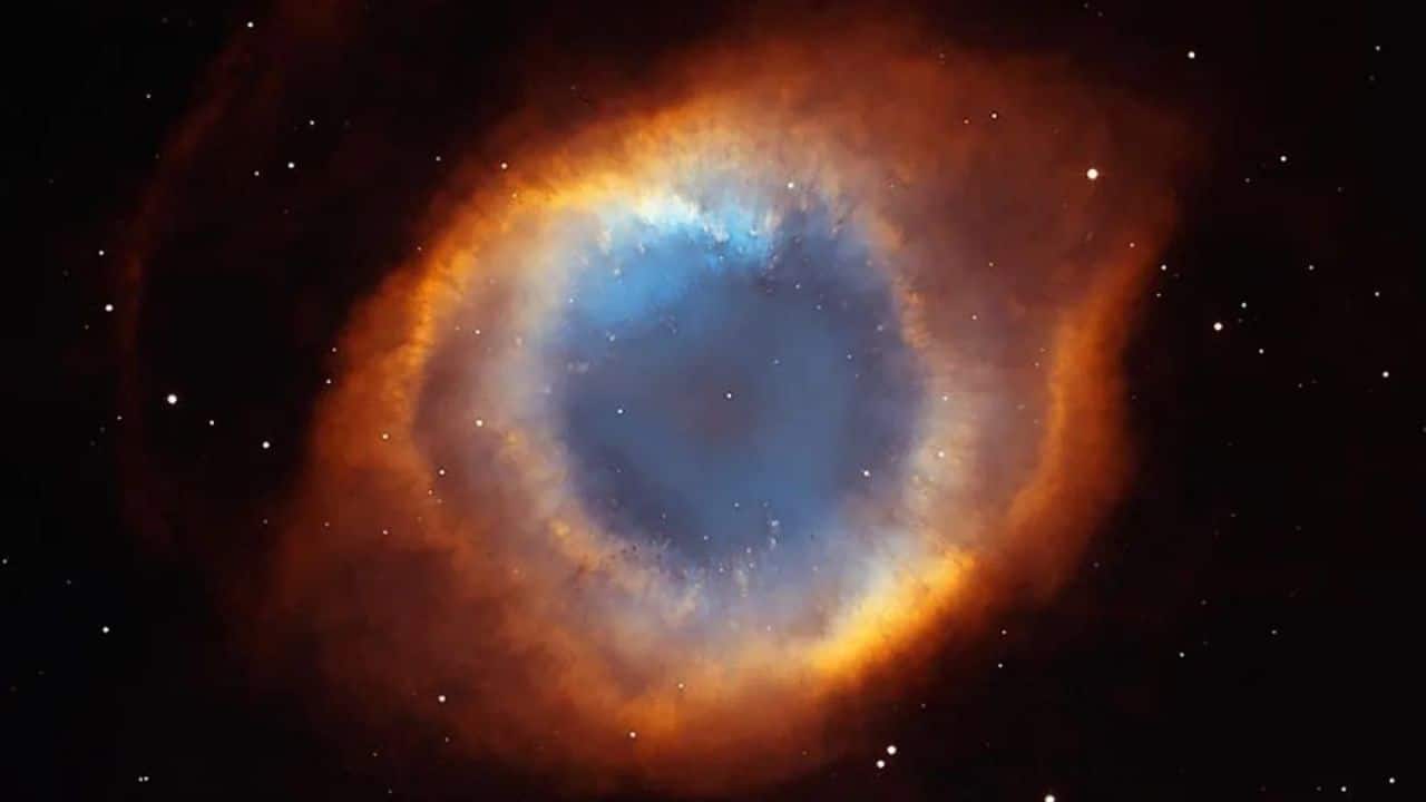 THE CRAB NEBULA: A supernova remnant, born from a massive star's explosion in 1054, now a swirling cloud of gas and dust, 6,500 light-years away, emitting eerie glow. (Image: NASA)