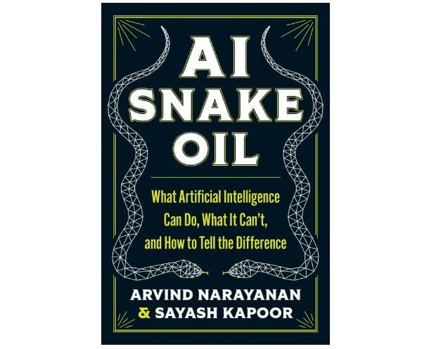 Book reco: AI Snake Oil 
