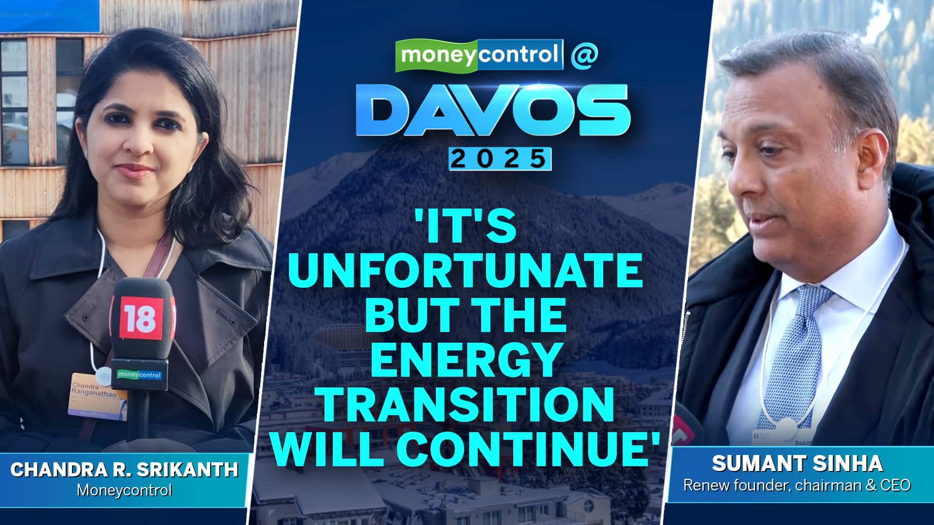 Davos 2025: ReNew CEO Sumant Sinha on Climate Accord Exit &amp;amp; India's Green Future