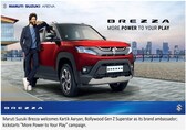 Maruti Suzuki launches the all-new 'More Power to Your Play' campaign for Brezza with brand ambassador Kartik Aaryan