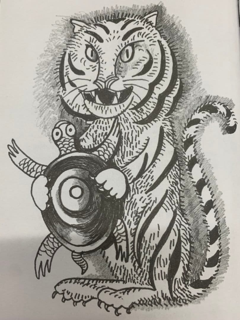 Illustration by Tara Douglas, in 'Myth, Memory & Folk Tale of the Wancho Tribe of Arunachal Pradesh: The Stories of Our Ancestors'. (Image via Niyogi Books)