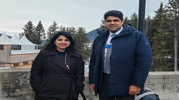 Akshay Joshi, head for Centre for Cybersecurity at the World Economic Forum in Davos on January 22