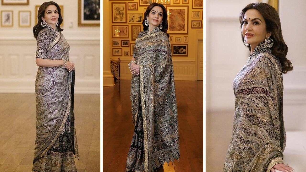 Nita Ambani redefines elegance in an exquisite Jamewar saree; PICS from Trump’s inauguration Nita Ambani redefines elegance in an exquisite Jamewar saree; PICS from Trump’s inauguration