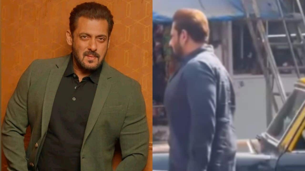 Salman Khan spotted in a Kaali-Peeli Taxi in Mumbai during Sikandar shoot – Watch video