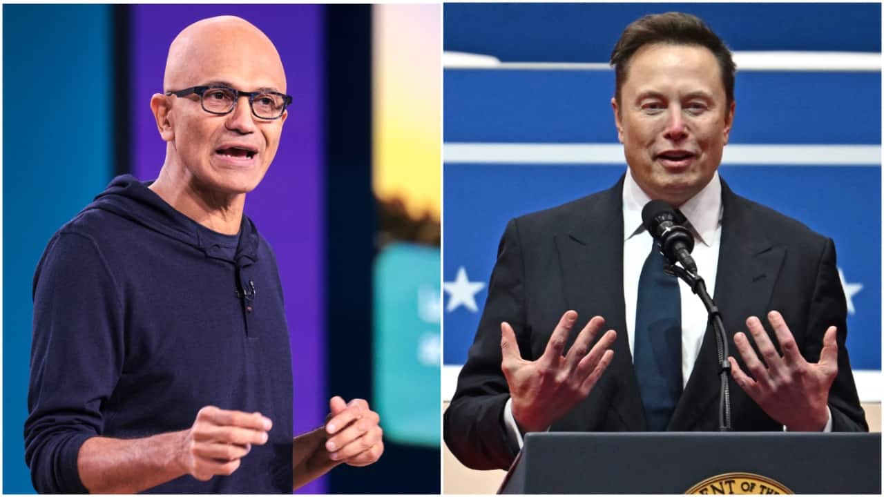 'I'm good for my $80 billion': Microsoft's Satya Nadella on financing Stargate. Elon Musk reacts
