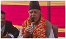 Farooq Abdullah sings bhajan during Vaishno Devi visit in J&K's Katra | Watch