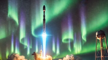 Auroras are ribbons of light in stunning colour displays. (Image: AI Generated)