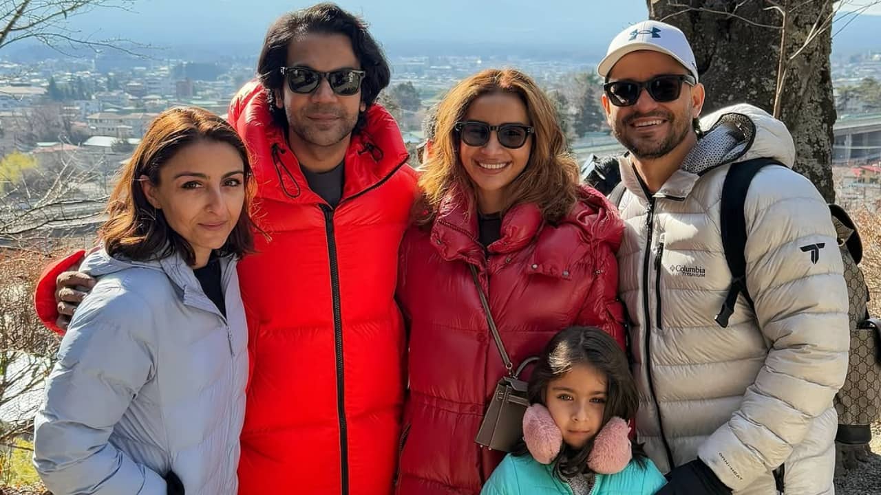 Soha Ali Khan, Kunal Kemmu jet off to Japan with Rajkummar Rao and Patralekha, see their vacation pic
