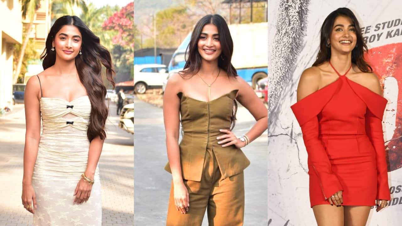 Pooja Hegde Keeps It Chic and Stylish at 'Deva' Promotions