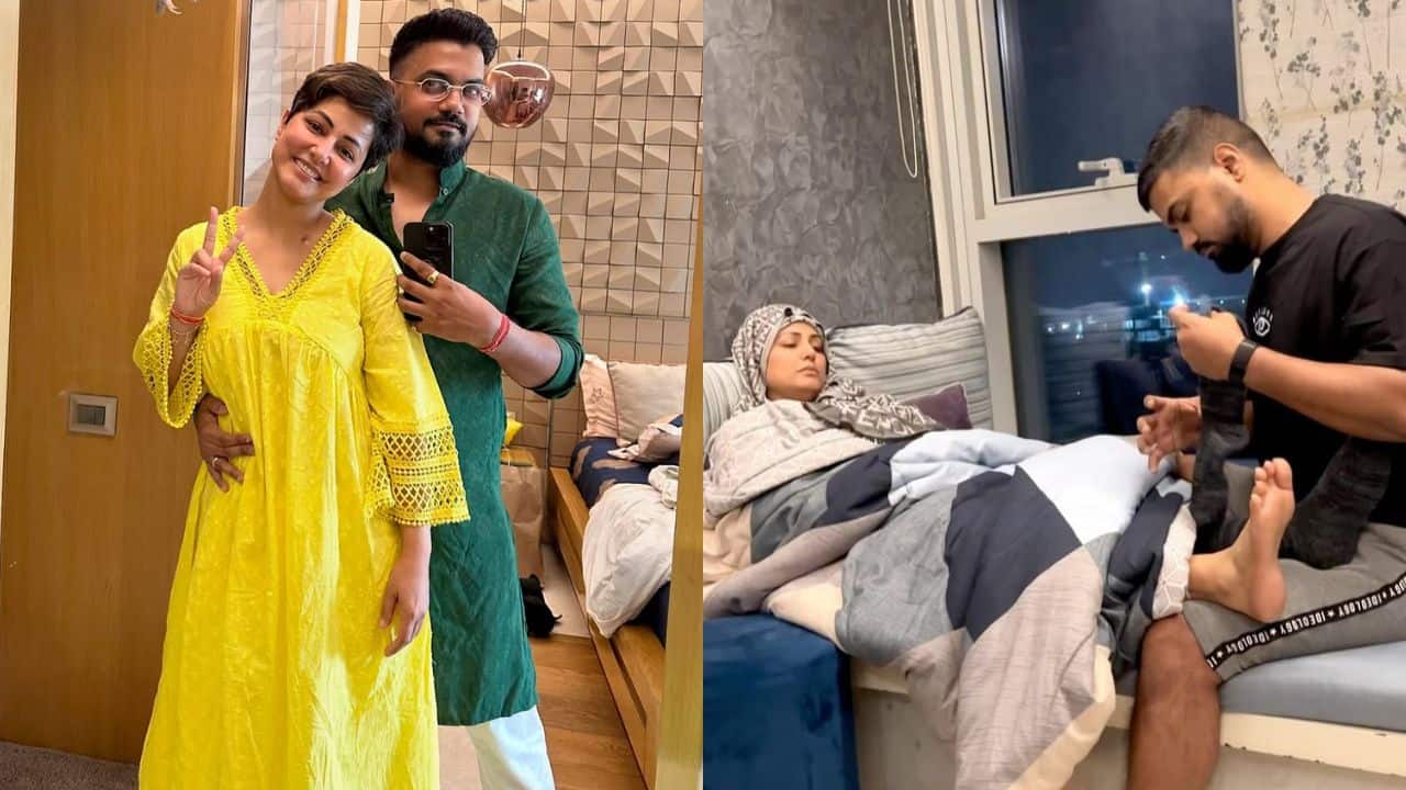 Hina Khan thanks boyfriend Rocky Jaiswal for his unwavering support during cancer battle, writes, "YOU are the best thing that happened to me"