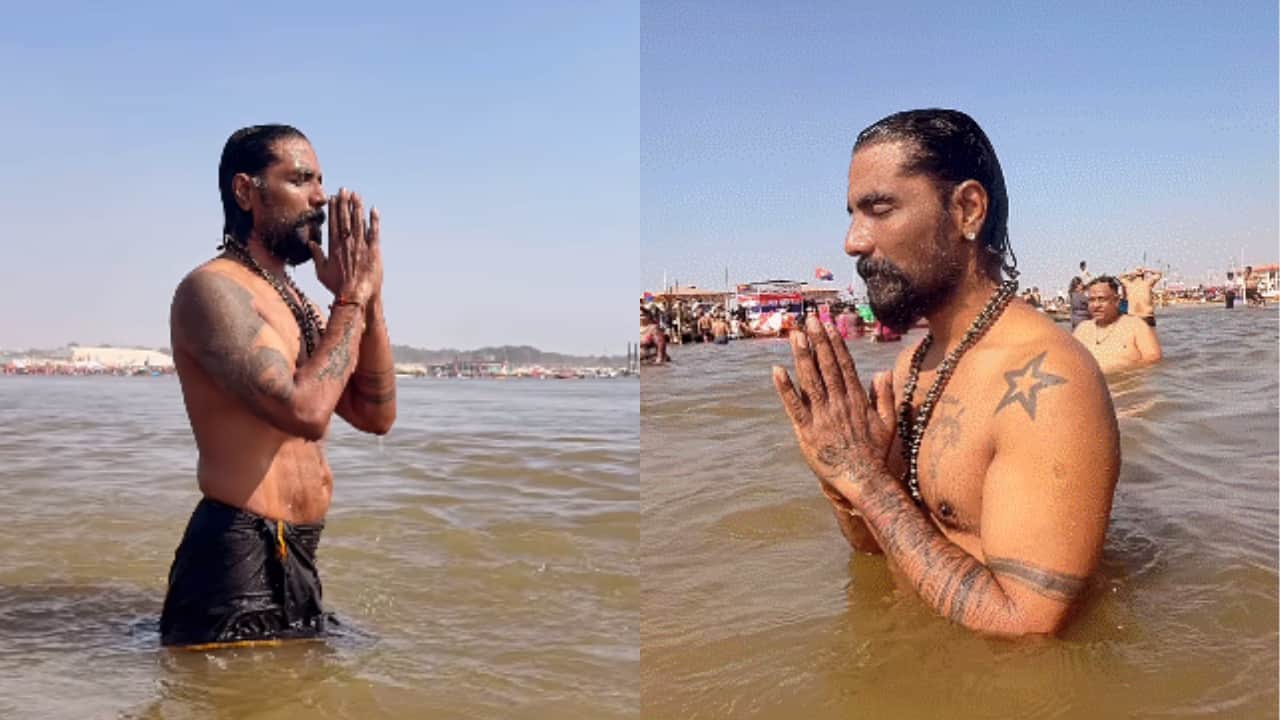 Remo D'Souza takes sacred dip at Kumbh Mela, dismisses death threat claims
