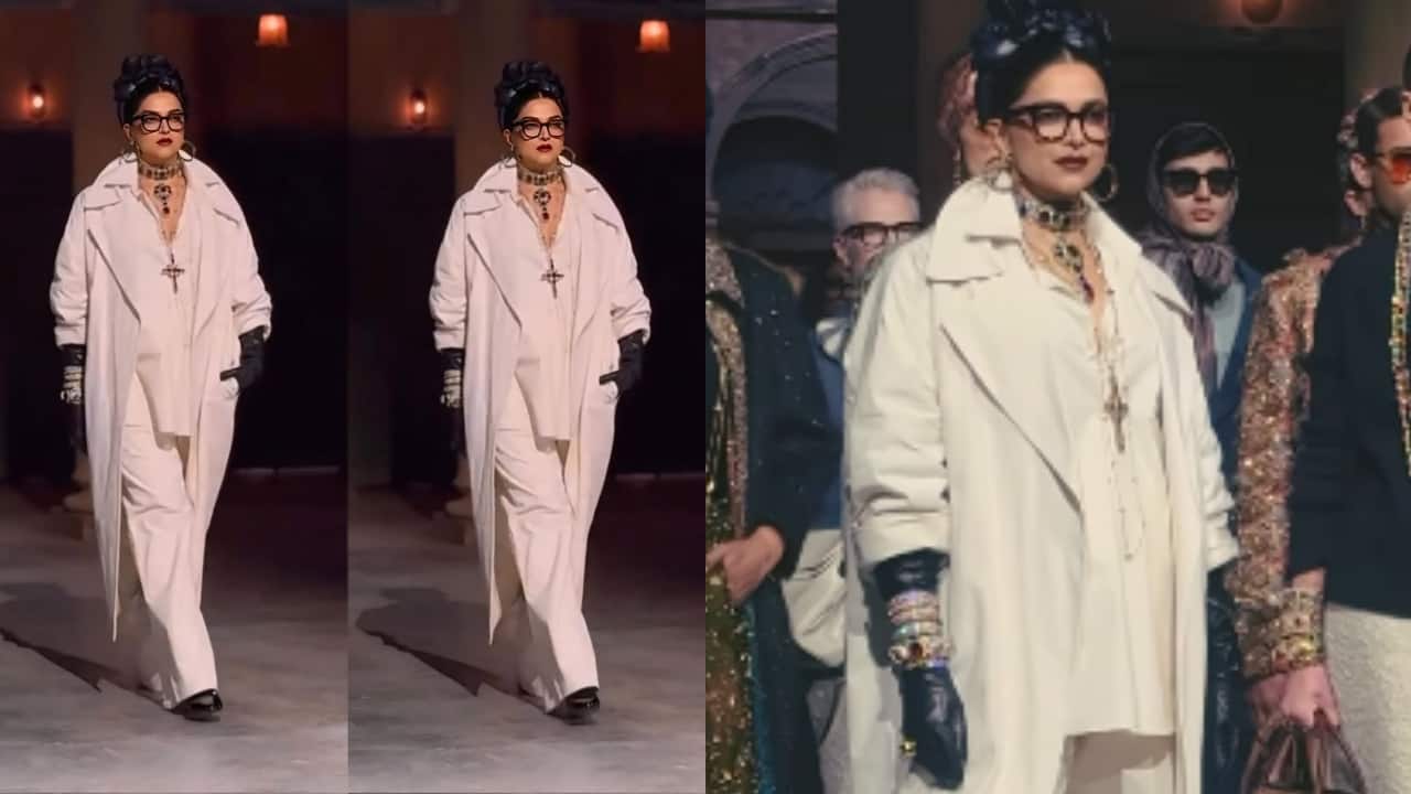 Deepika Padukone trolled for her look at Sabyasachi show, a user writes, "fashion ke naam par kuch bhi"