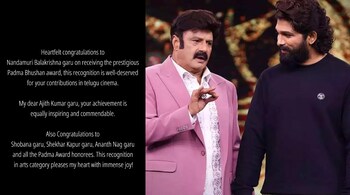 Nandamuri and Allu Arjun