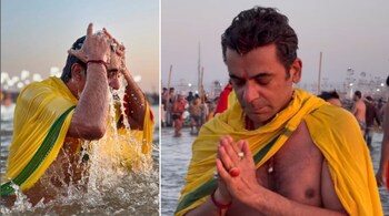Sunil Grover at Kumbh Mela