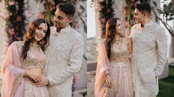 Shazahn Padamsee with fiance Ashish Kanakia (Image credits: Epic Stories)