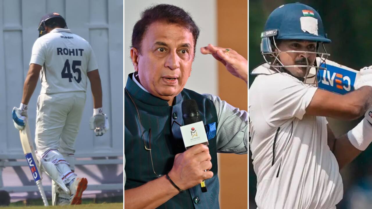 Sunil Gavaskar questions the approach of Rohit Sharma and Shreyas Iyer after Mumbai Ranji Trophy debacle