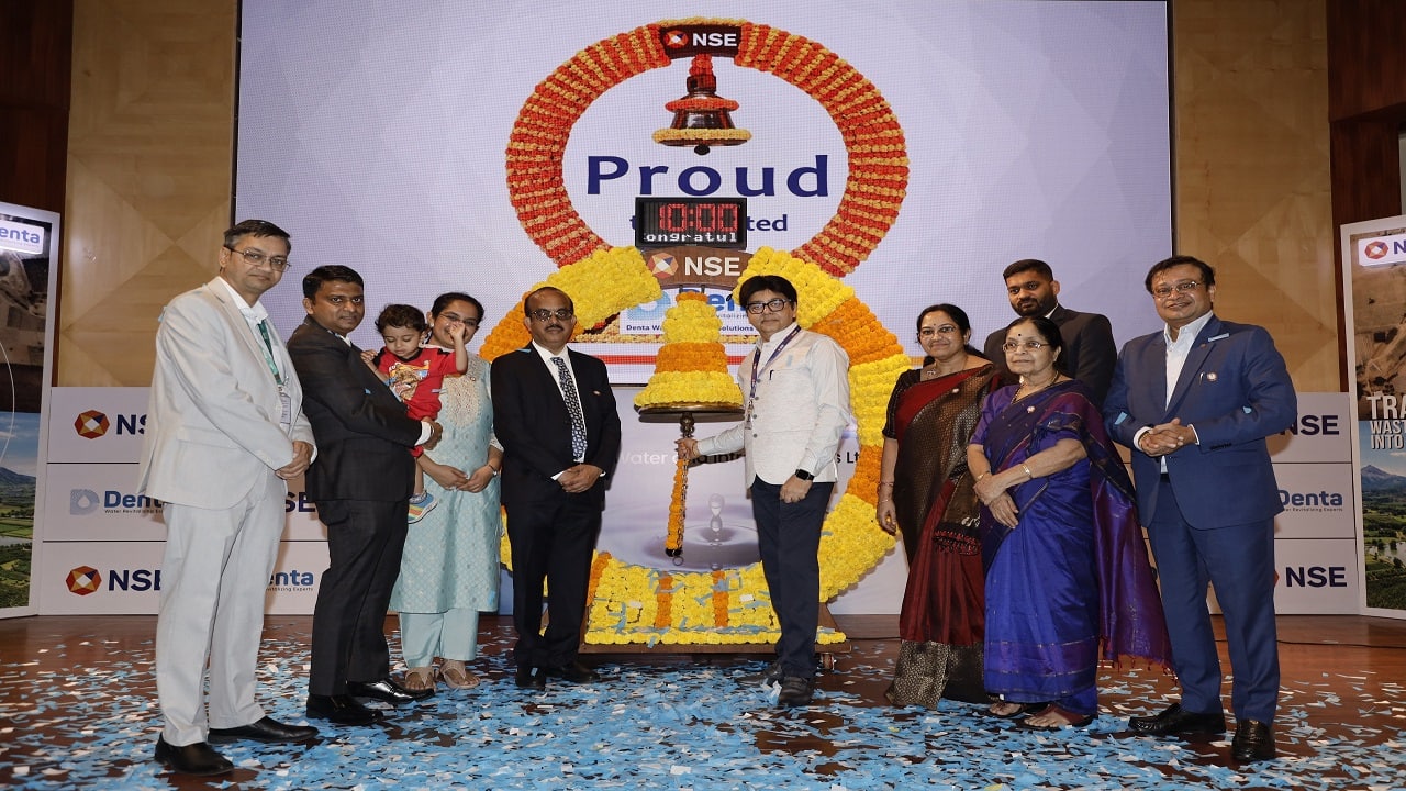 Denta Water And Infra Solutions shares list at 11% premium over IPO price on NSE