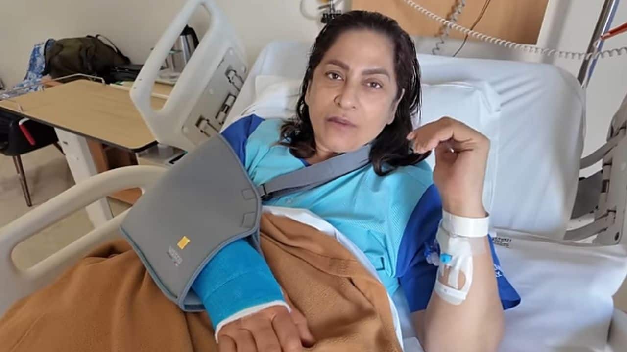 Archana Puran Singh gets injured on set, says son Aaryamann broke down knowing about bruises on her face