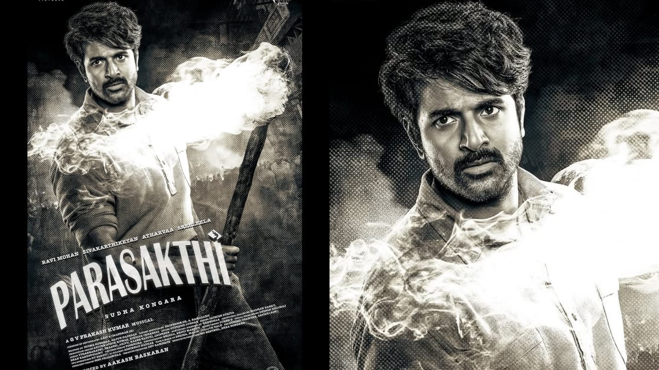 Sivakarthikeyan’s 25th film SK25 finally gets an official title as Parasakthi, watch teaser here