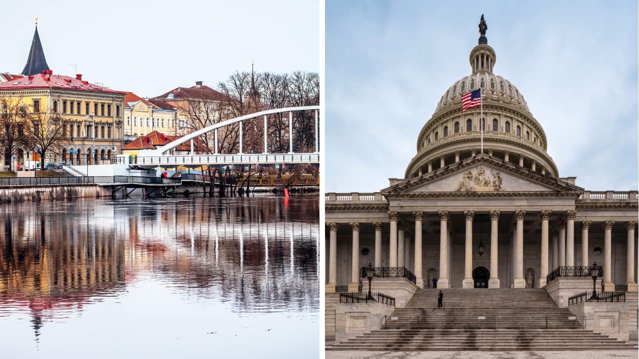 9. Estonia, United States (186 destinations) The United States has slipped down the rankings to 9th place, with 186 destinations accessible visa-free. Once considered the leader in global mobility, the U.S. passport has seen a decline due to tightening travel restrictions and evolving diplomatic policies. (Image: Canva)