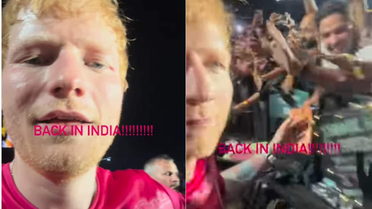 Ed Sheeran begins his 6-city India tour with concert in Pune