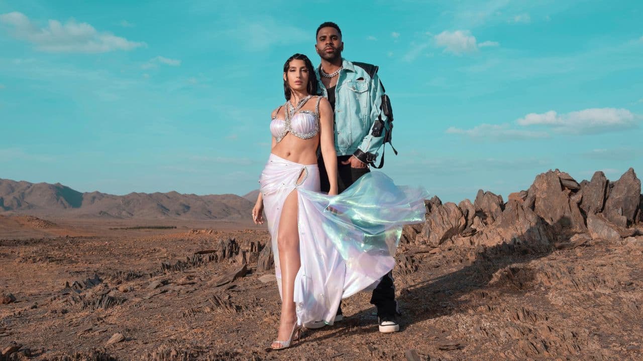 Nora Fatehi and Jason Derulo's 'Snake' climbs to no. 2 globally, behind APT by Bruno Mars and Rose