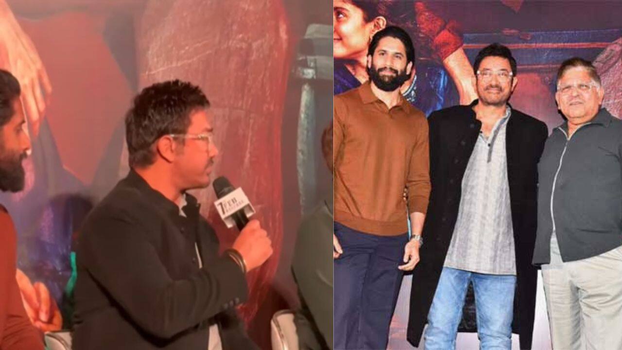 Aamir Khan praises Naga Chaitanya and Sai Pallavi at Thandel trailer launch in Mumbai, says "Chay is an amazing actor, and so is Sai Pallavi..."