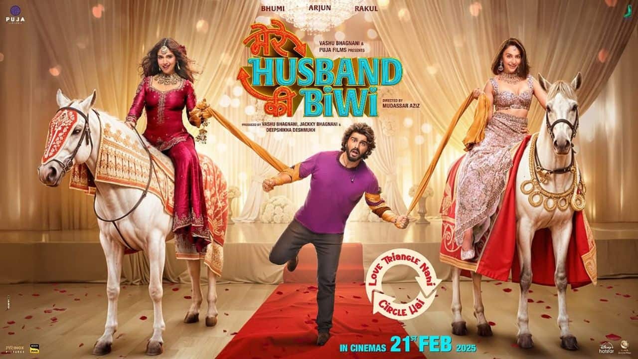 Mere Husband Ki Biwi trailers out: Arjun Kapoor, Bhumi Pednekar, and Rakul Preet Singh in a unique love triangle, watch video