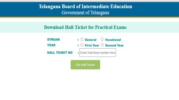 TS Inter Hall Ticket 2025