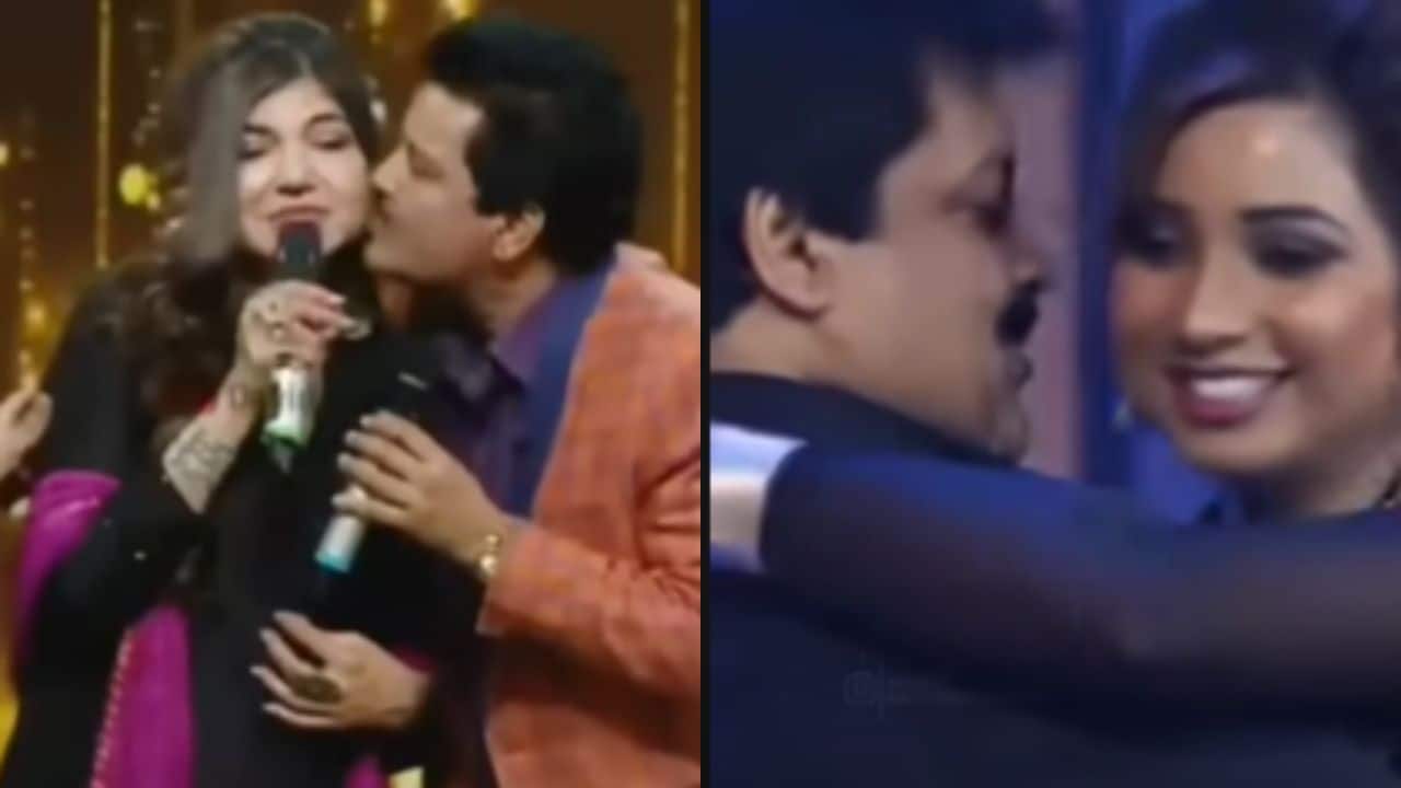 Udit Narayan’s old videos of kissing Alka Yagnik and Shreya Ghoshal resurface amid fan kiss controversy