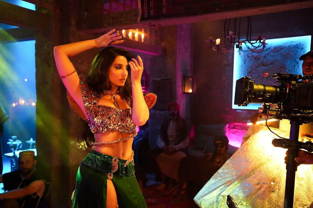 Nora Fatehi shares BTS moments from her global hit ‘Snake’ with Jason Derulo, see pics