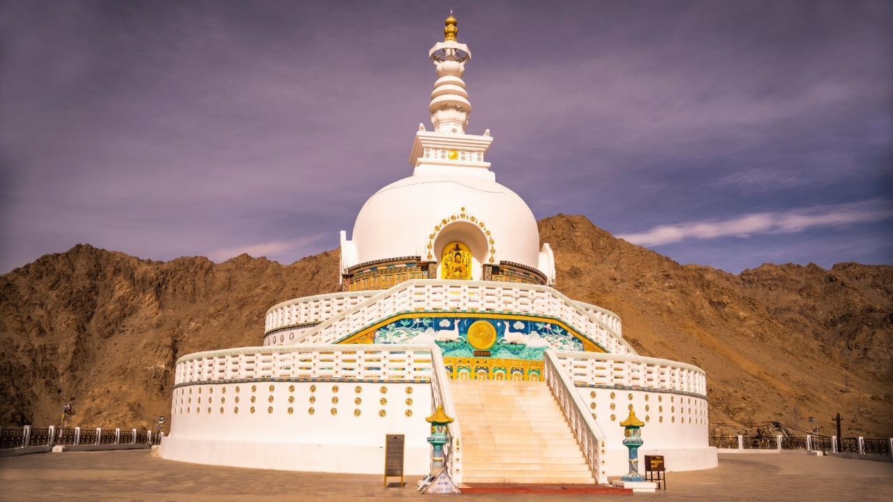 6. Leh-Ladakh, Jammu &amp; Kashmir For those craving winter wonderlands, Leh is a dream come true in February. Experience snow-covered landscapes, frozen lakes, and centuries-old monasteries. This serene destination offers winter trekking, photography opportunities, and a peaceful escape from the hustle and bustle. Don't miss the mesmerizing sight of Pangong Lake, frozen under the clear winter sky. (Image: Canva)