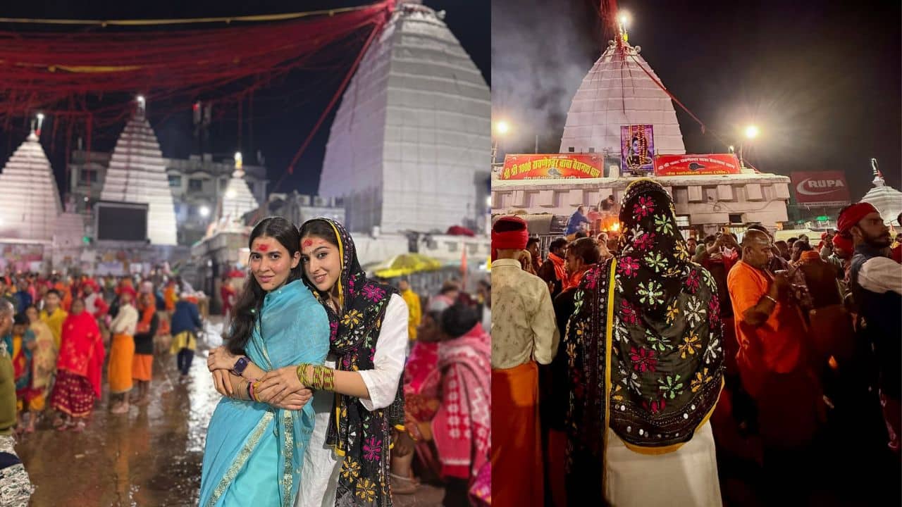 Sara Ali Khan shares pictures from her devotional visit to Baidyanath Jyotirling