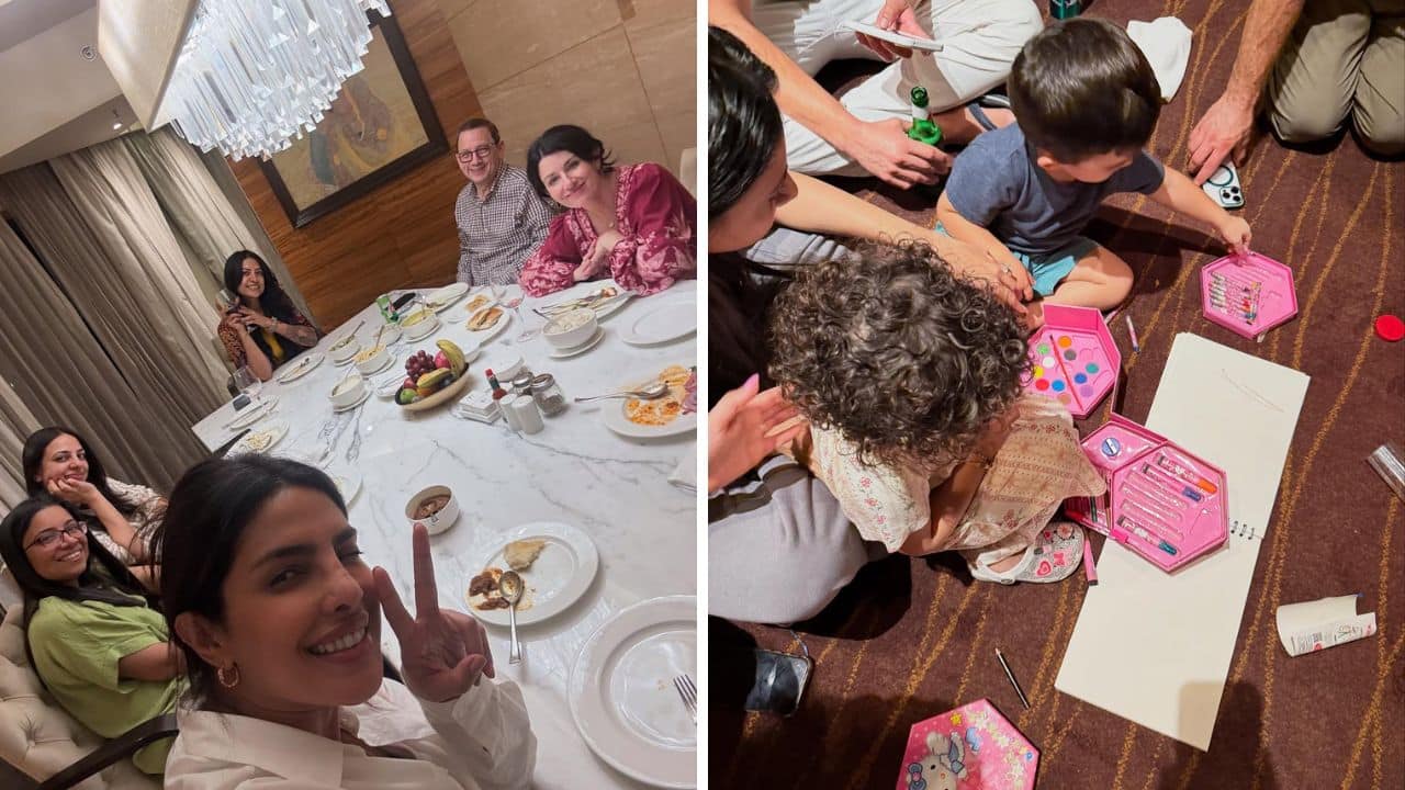 Priyanka Chopra shares pictures from 'shaadi ka ghar' as countdown to her brother's wedding begins, we can spot Malti too