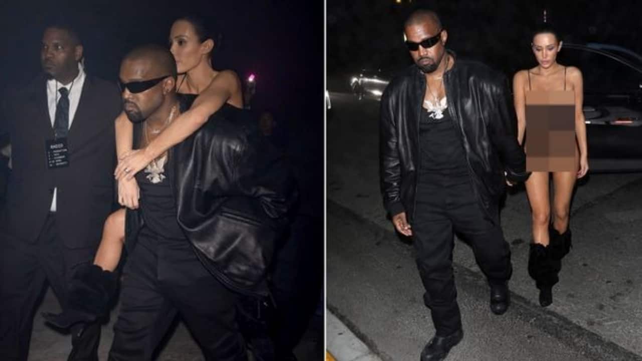 Kanye West's wife Bianca Censori dons another bold sheer outfit at Grammy afterparty, flaunt PDA with each other