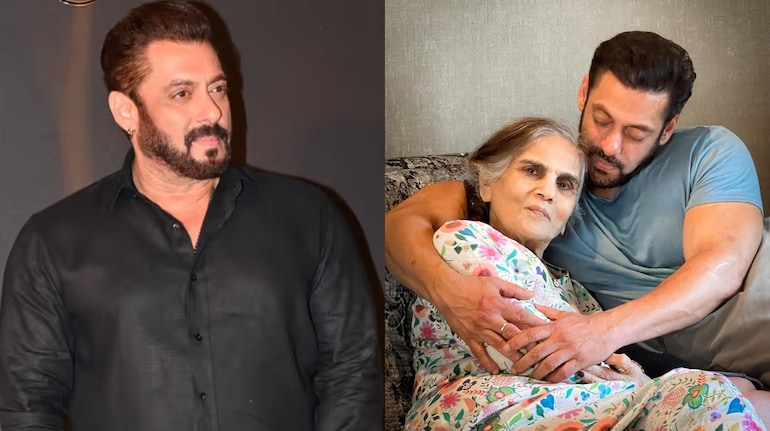 Salman Khan with mother