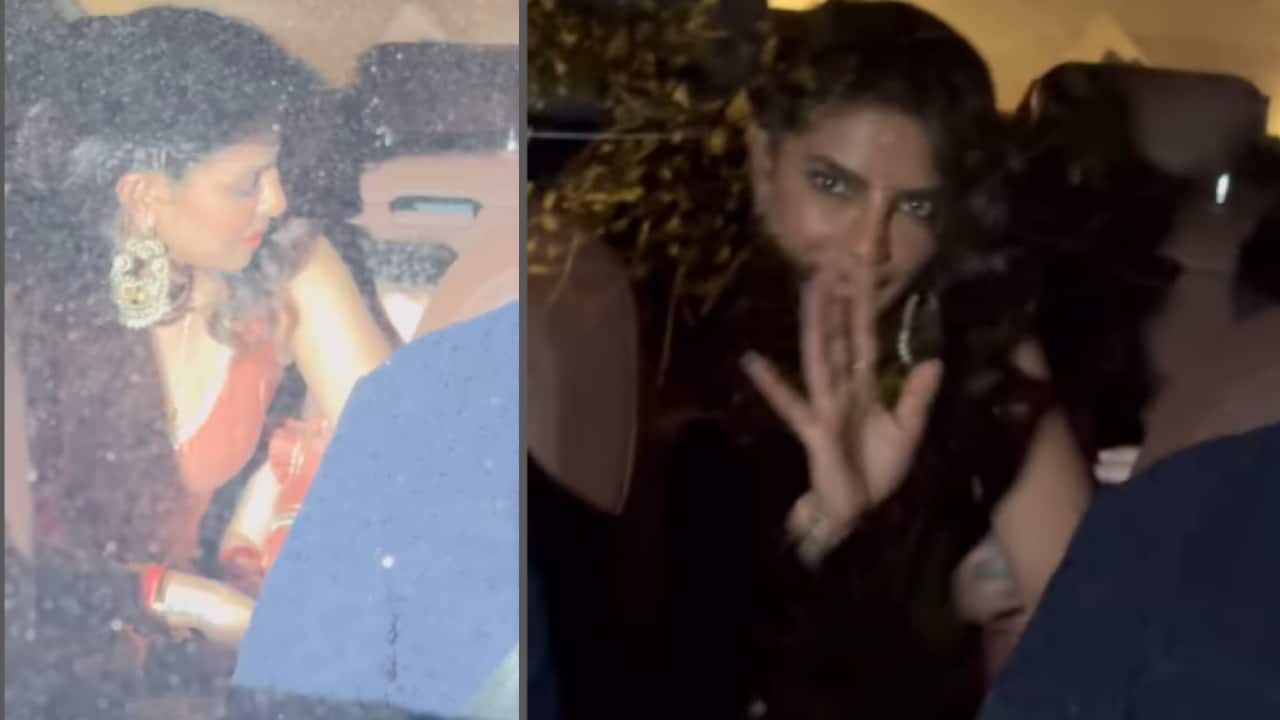 Priyanka Chopra protects daughter Malti from paparazzi at brother Siddharth's wedding function, watch video